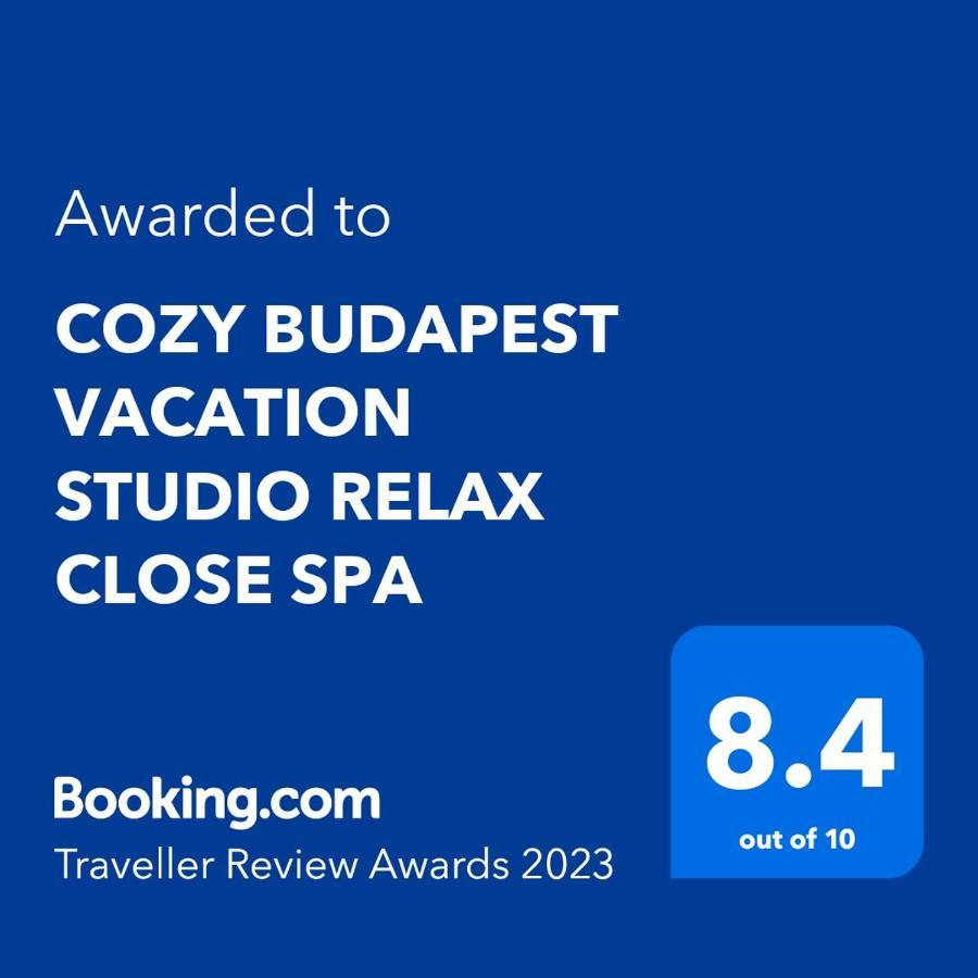 Cozy Budapest Vacation Studio Relax Close Spa Exterior photo